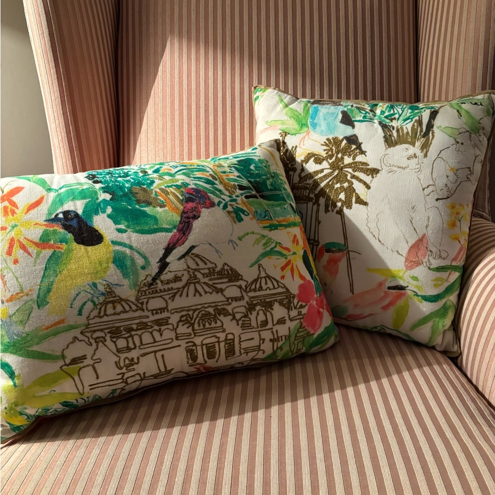 Anthropologie throw pillows 
Set of 2